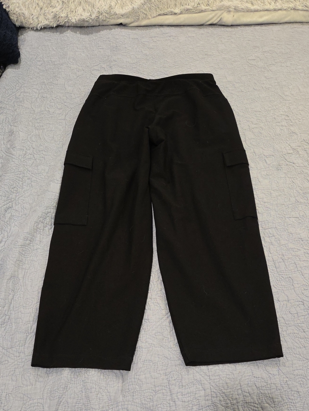 Eileen Fisher Black Flex Ponte Cargo Lantern Pants - Size XS Excellent Condition - Picture 8 of 12